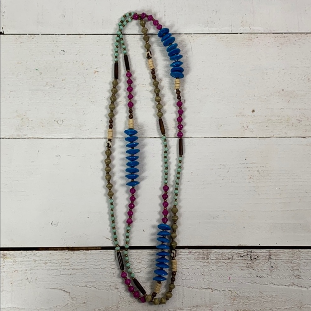 Noonday Paper Bead Wrap Necklace